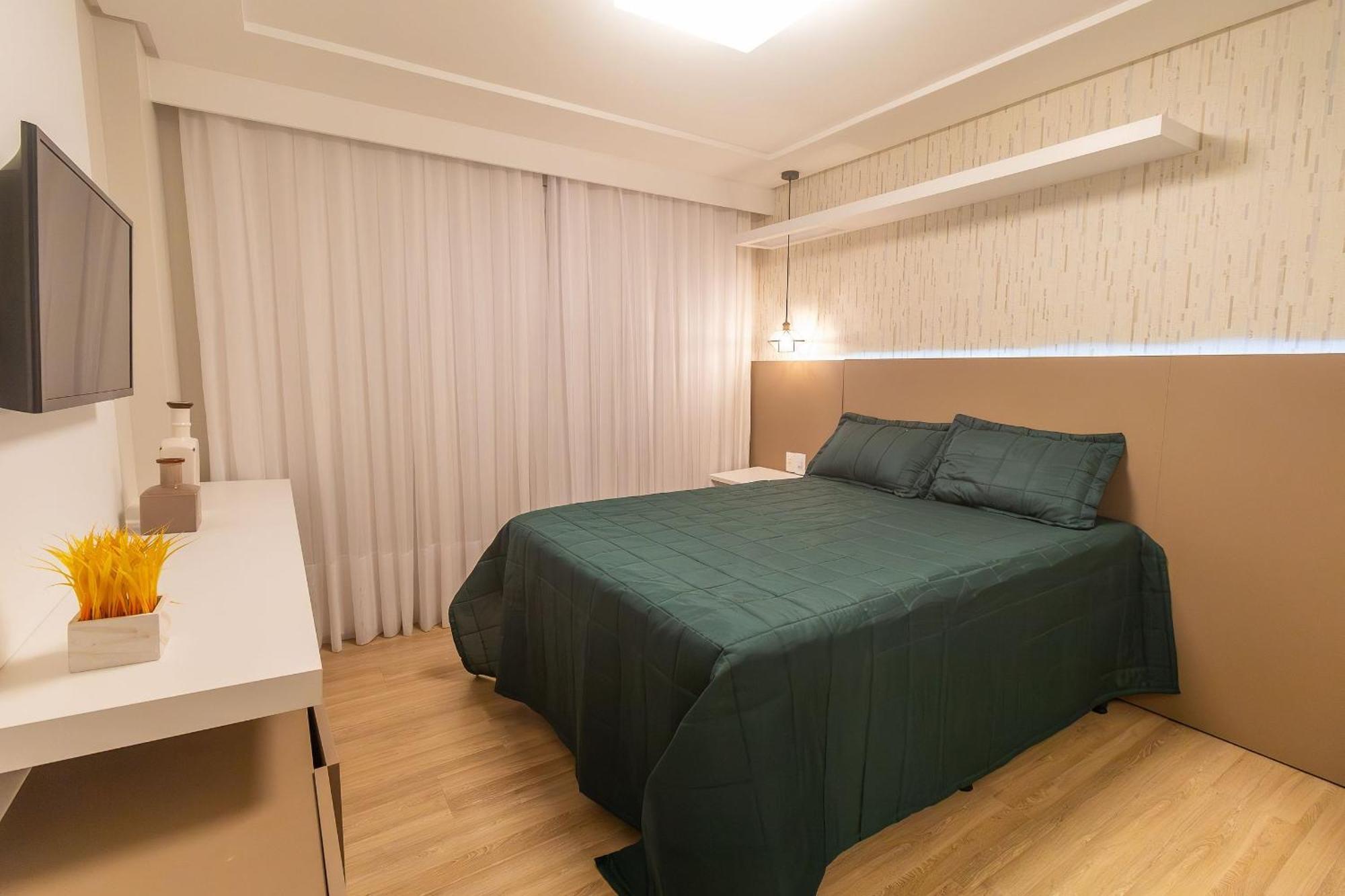 Varandas Do Atlantico 101A - Excelente Apartamento Em Condominio De Luxo A Beira Mar - Piscina Climatizada - Academia - Бомбиньяс Экстерьер фото