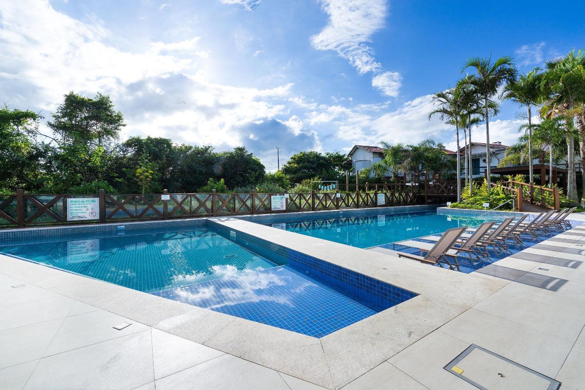 Varandas Do Atlantico 101A - Excelente Apartamento Em Condominio De Luxo A Beira Mar - Piscina Climatizada - Academia - Бомбиньяс Экстерьер фото