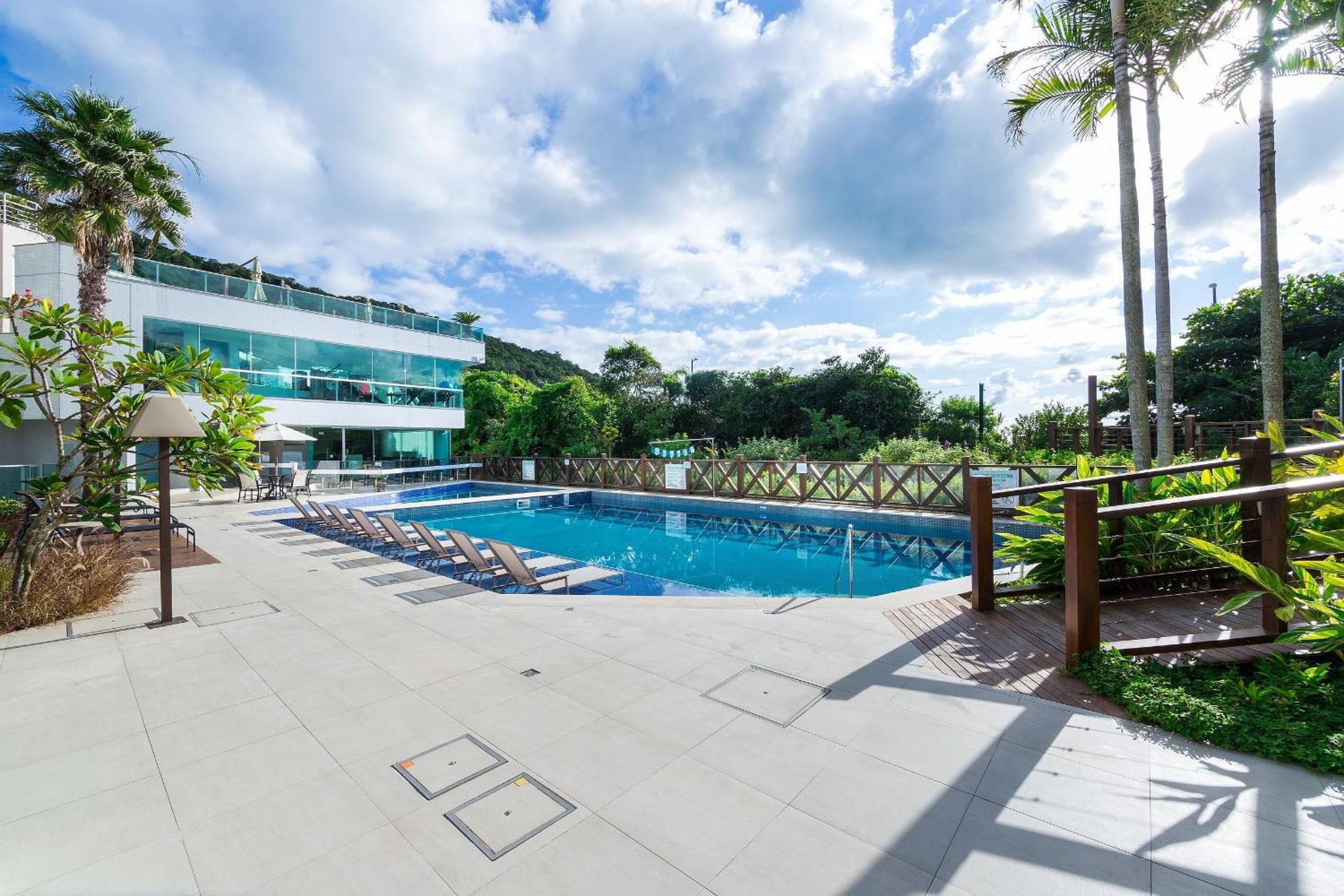 Varandas Do Atlantico 101A - Excelente Apartamento Em Condominio De Luxo A Beira Mar - Piscina Climatizada - Academia - Бомбиньяс Экстерьер фото