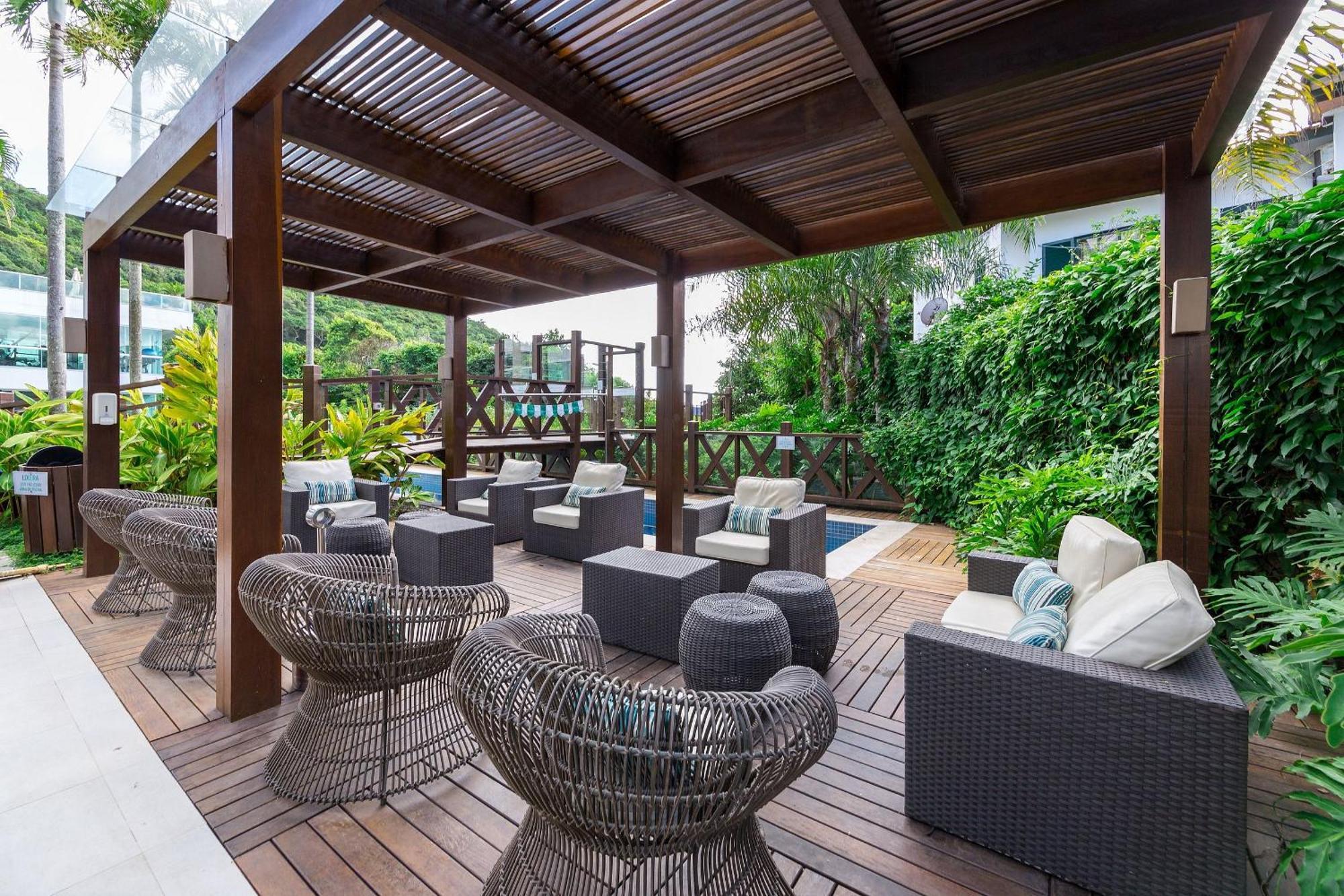 Varandas Do Atlantico 101A - Excelente Apartamento Em Condominio De Luxo A Beira Mar - Piscina Climatizada - Academia - Бомбиньяс Экстерьер фото