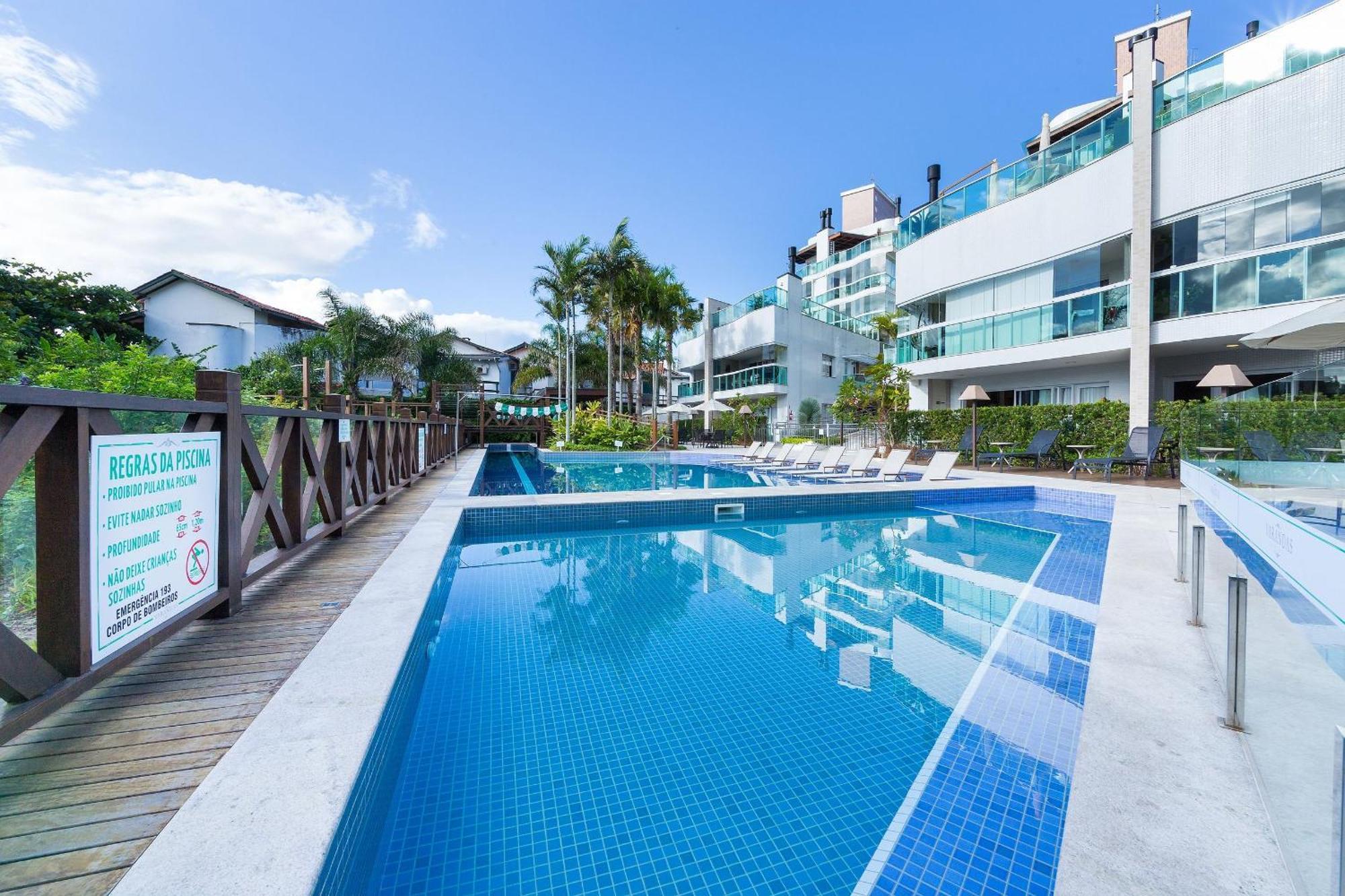 Varandas Do Atlantico 101A - Excelente Apartamento Em Condominio De Luxo A Beira Mar - Piscina Climatizada - Academia - Бомбиньяс Экстерьер фото