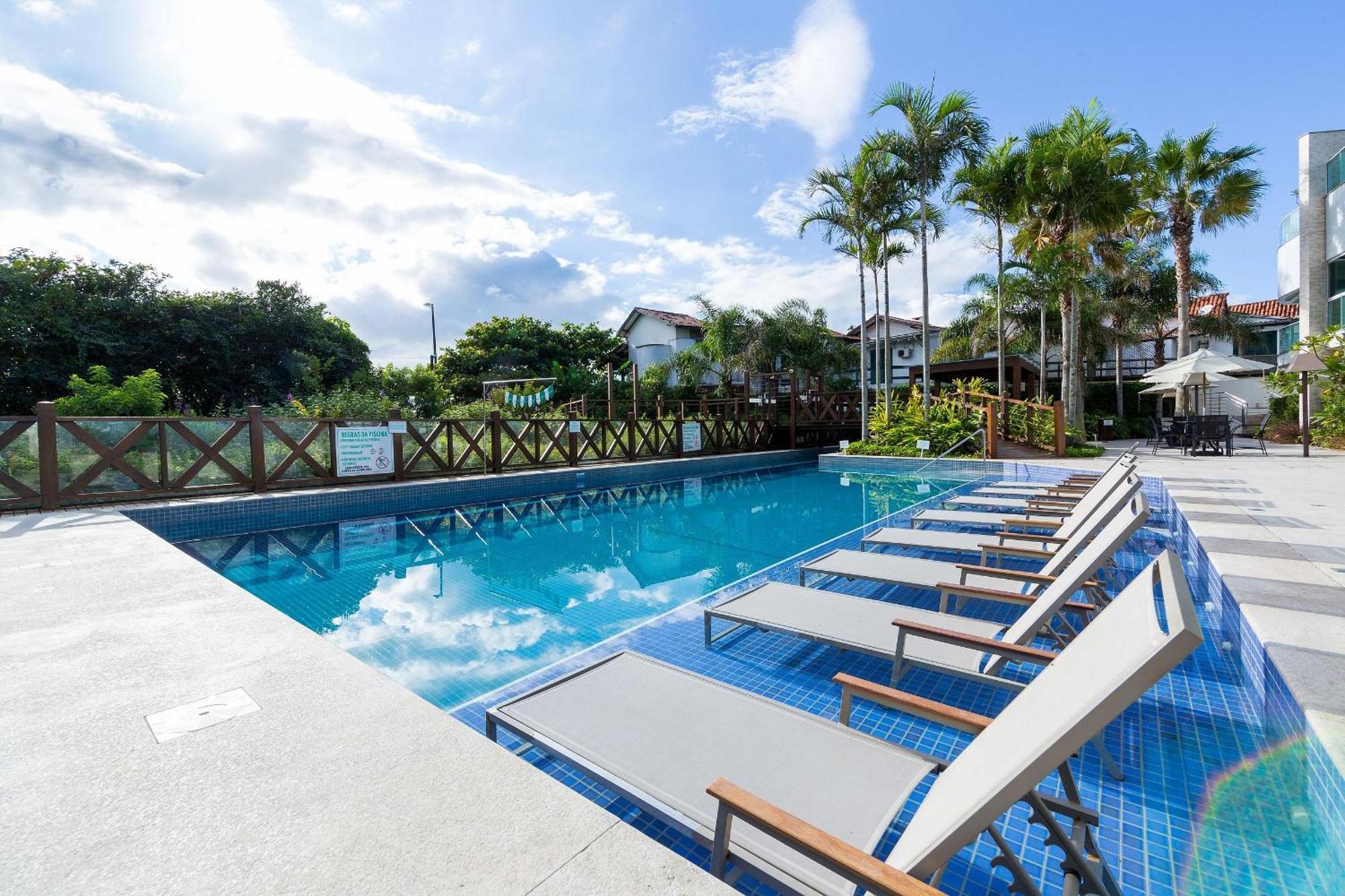 Varandas Do Atlantico 101A - Excelente Apartamento Em Condominio De Luxo A Beira Mar - Piscina Climatizada - Academia - Бомбиньяс Экстерьер фото