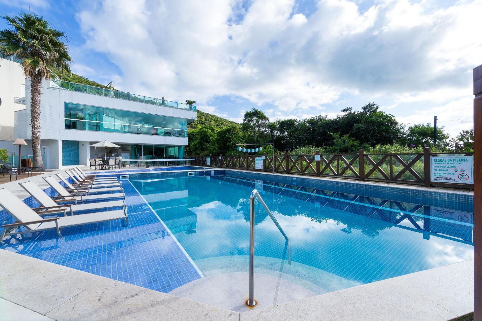 Varandas Do Atlantico 101A - Excelente Apartamento Em Condominio De Luxo A Beira Mar - Piscina Climatizada - Academia - Бомбиньяс Экстерьер фото