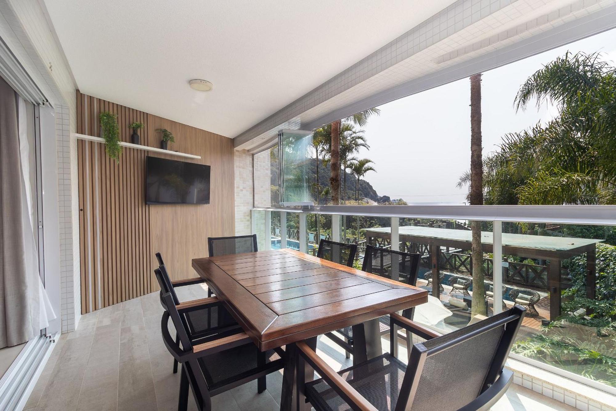 Varandas Do Atlantico 101A - Excelente Apartamento Em Condominio De Luxo A Beira Mar - Piscina Climatizada - Academia - Бомбиньяс Экстерьер фото