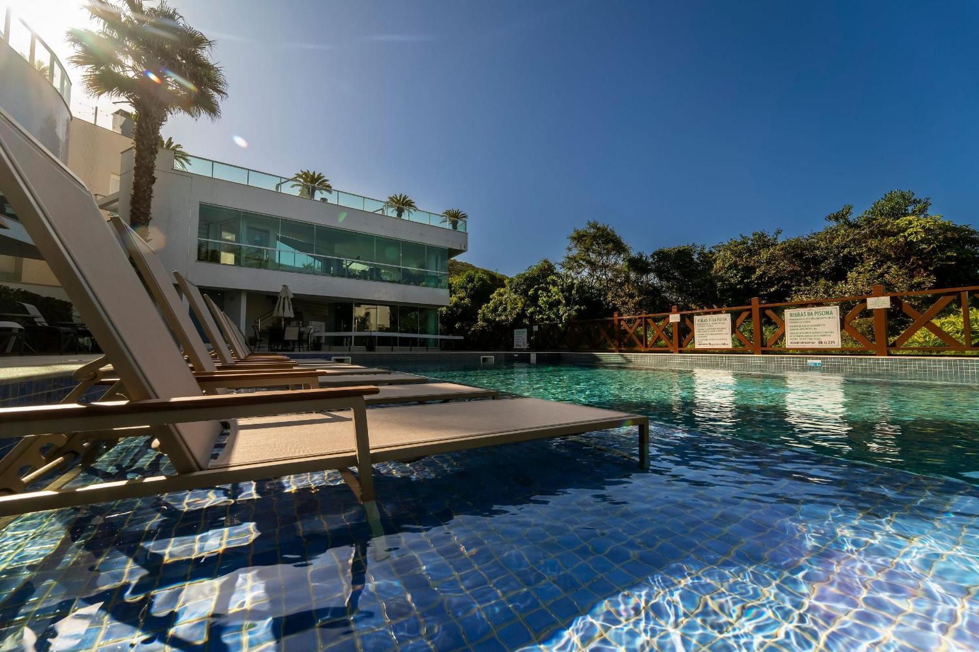 Varandas Do Atlantico 101A - Excelente Apartamento Em Condominio De Luxo A Beira Mar - Piscina Climatizada - Academia - Бомбиньяс Экстерьер фото