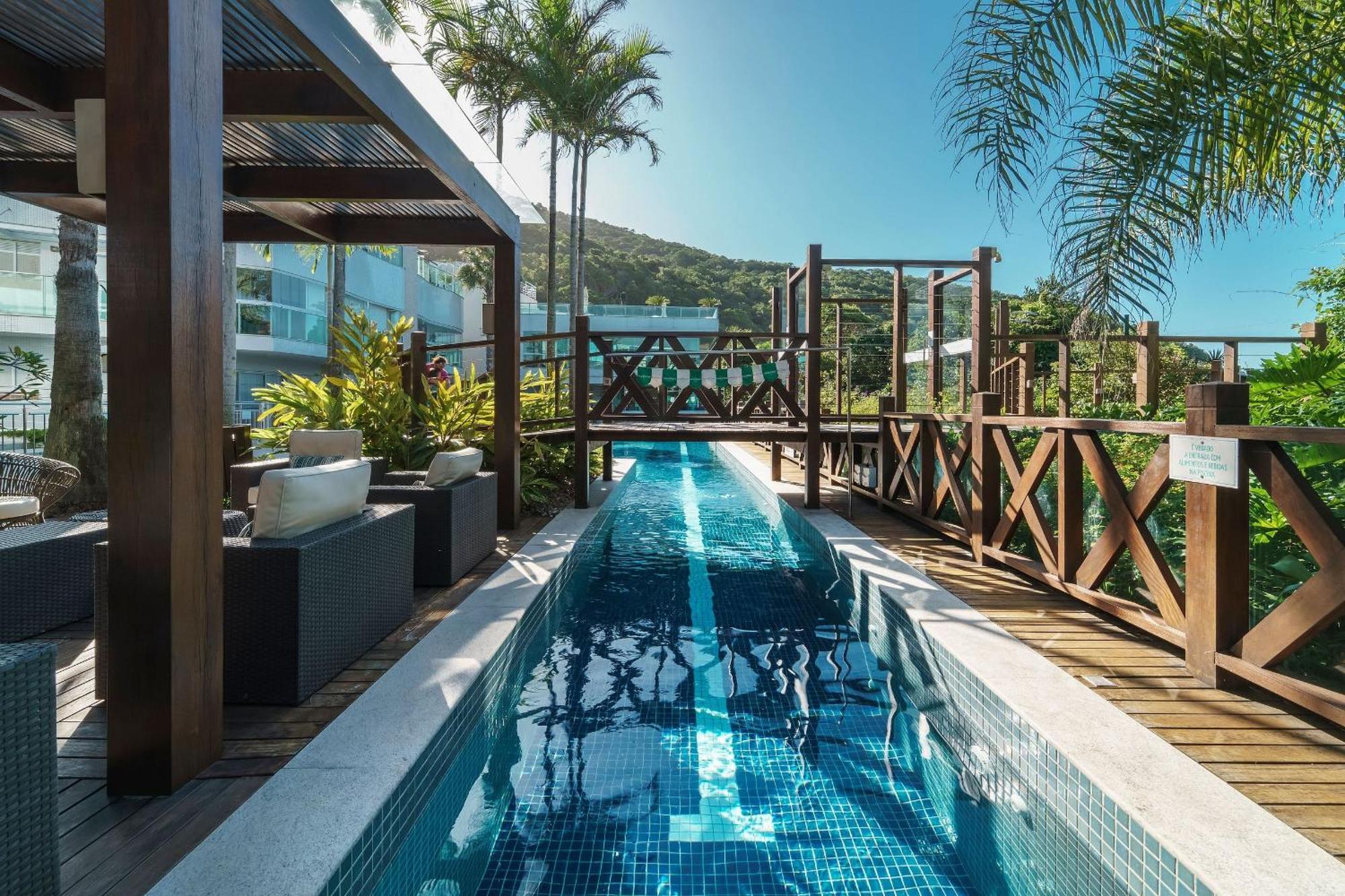 Varandas Do Atlantico 101A - Excelente Apartamento Em Condominio De Luxo A Beira Mar - Piscina Climatizada - Academia - Бомбиньяс Экстерьер фото